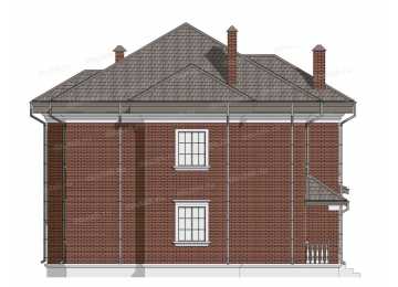 Проект двухэтажного жилого дома  DTE-59