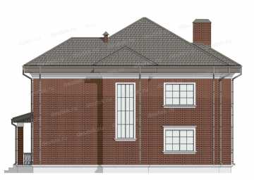 Проект двухэтажного жилого дома  DTE-59