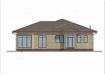 Проект одноэтажного дома DTE-187