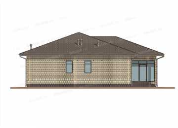 Проект одноэтажного дома DTE-187