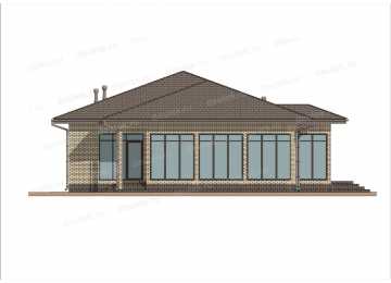 Проект одноэтажного дома DTE-187