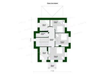 Проект трёхэтажного дома  SK-86