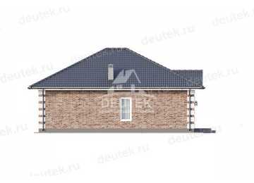 Проект жилого одноэтажного дома с размерами 9 м на 13 м и площадью до 100 кв м - LK-170