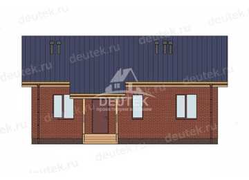 Проект жилого одноэтажного дома в современном стиле - LK-291