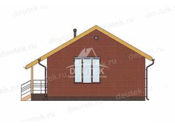 Проект жилого одноэтажного дома в современном стиле - LK-291