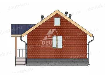 Проект дачного одноэтажного дома с площадью до 50 кв м - LK-295