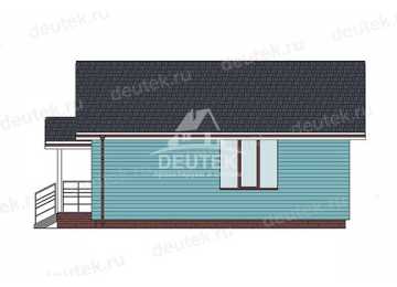 Проект жилого одноэтажного дома с площадью до 100 кв м - LK-347