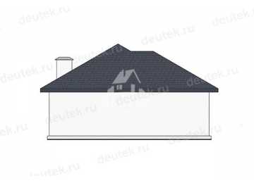 Проект дачного одноэтажного дома с размерами 14 м на 11 м - LK-360