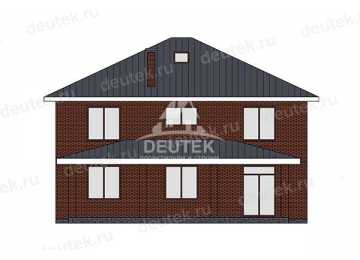 Проект загородного двухэтажного дома с четырьмя спальнями - LK-361