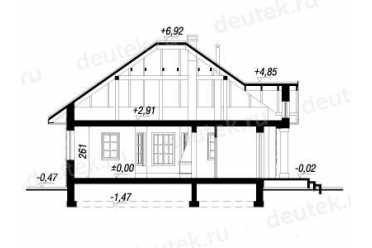 Проект европейского дома 10 на 14 меров DTA10057