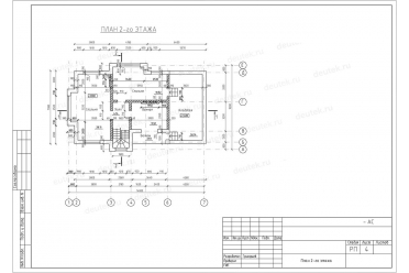 Проект дома из газобетонных блоков с гаражом DT0272