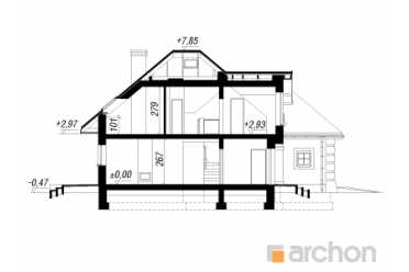 Проект дома с гаражом на две машины DT0651