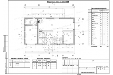 Проект дома из теплоблока с гаражом DT0250