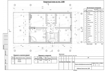 Проект дома из теплоблока с гаражом DT0250